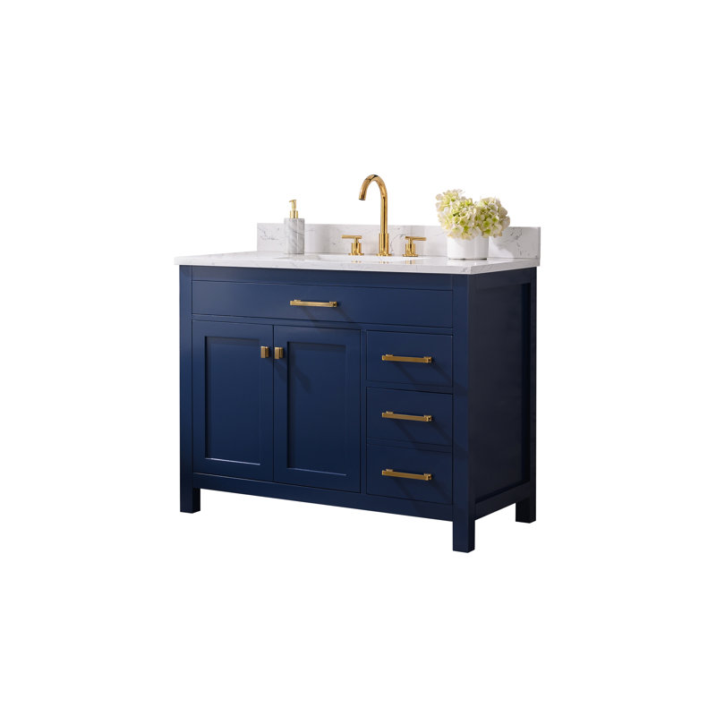 Breakwater Bay Cosentino 42" Single Bathroom Vanity Set & Reviews Wayfair